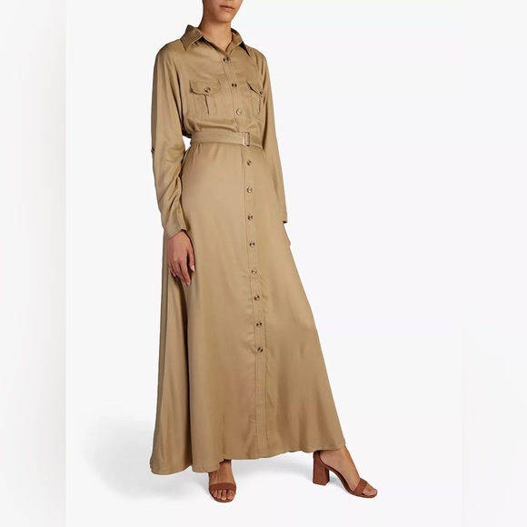 NWT Aab Collection Safari Tan Maxi L 52 inches long - Picture 2 of 8